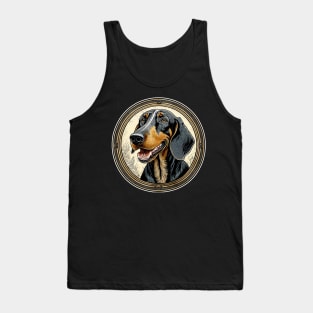 Black and tan coonhound dog Tank Top